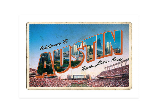 Austin City Postcard
