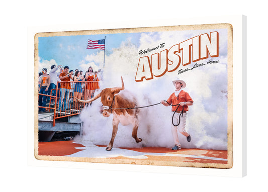 Bevo in Smoke Postcard