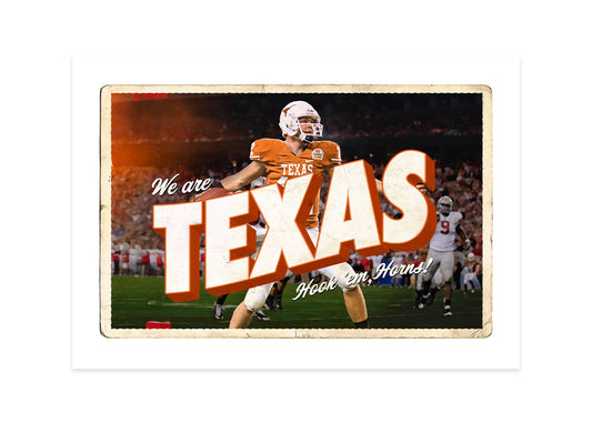 Colt McCoy Postcard