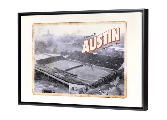 Stadium Construction Postcard