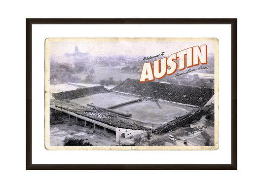 Stadium Construction Postcard