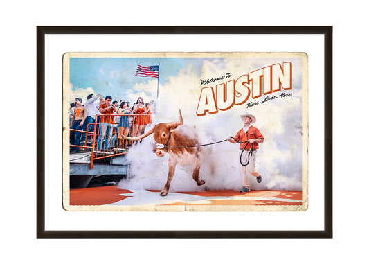Bevo in Smoke Postcard