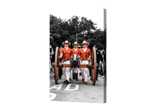 Texas Cowboys with Smokey the Canon