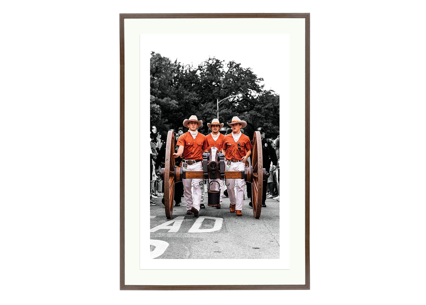 Texas Cowboys with Smokey the Canon