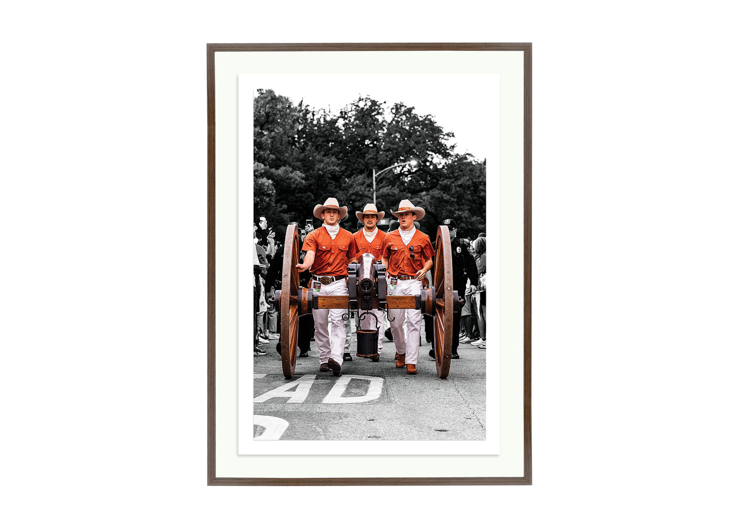 Texas Cowboys with Smokey the Canon