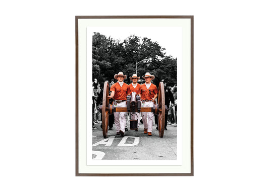 Texas Cowboys with Smokey the Canon