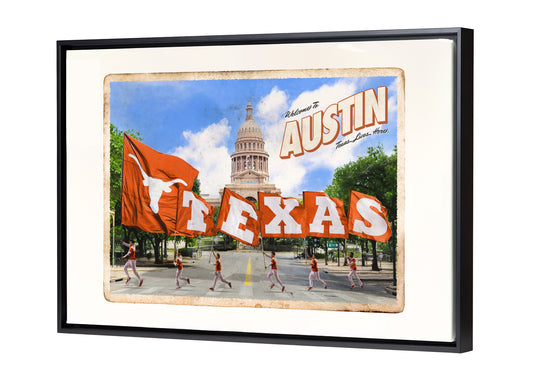 Texas Flags Postcard